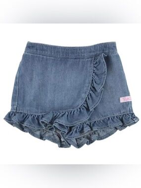 Rufflebutts toddler Denim Ruffle Skort